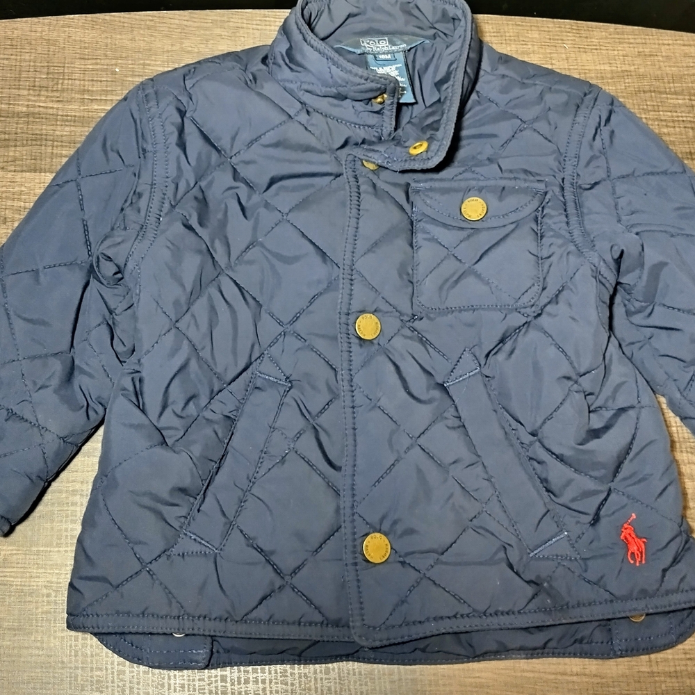 Ralph Lauren Quilted Navy Kids Jacket